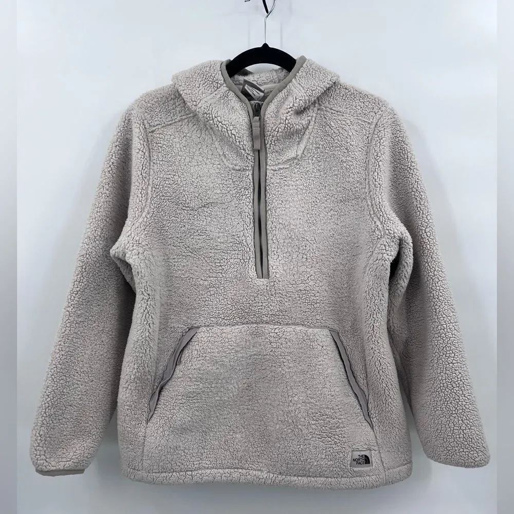 The North Face Jacket Campshire 2.0 Pullover Sherpa Fleece Soft Hoodie size L